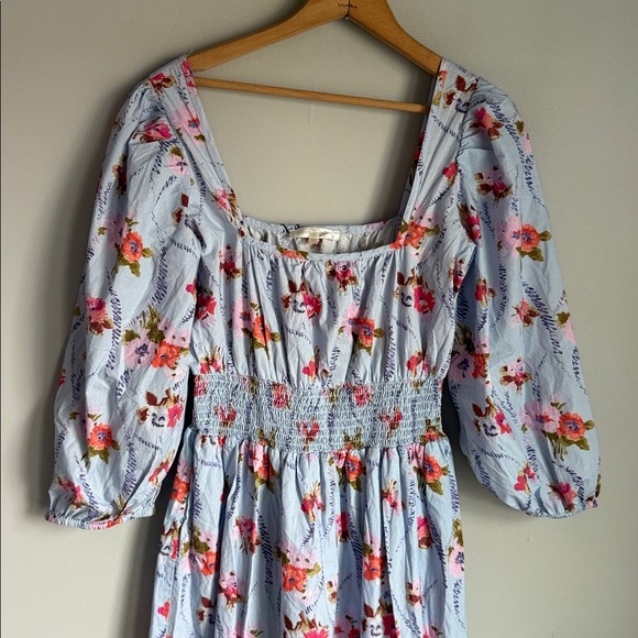 LOVESHACKFANCY Minnia Maxi Floral Dress Lavender Moon XS - Picture 5 of 12